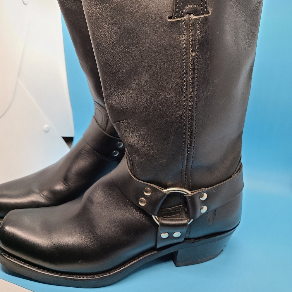 Frye Harness boots, black size 10M